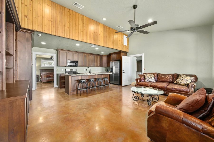 Guest lodge interior